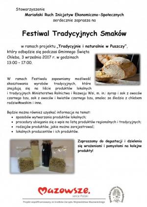 Festiwal Smaków w Puszczy Mariańskiej